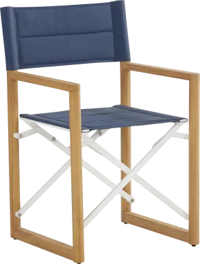 Oscar Blue Outdoor Sling Folding Chair