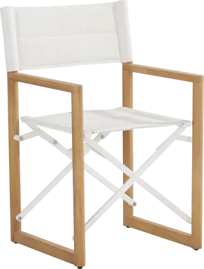 Oscar White Outdoor Sling Folding Chair