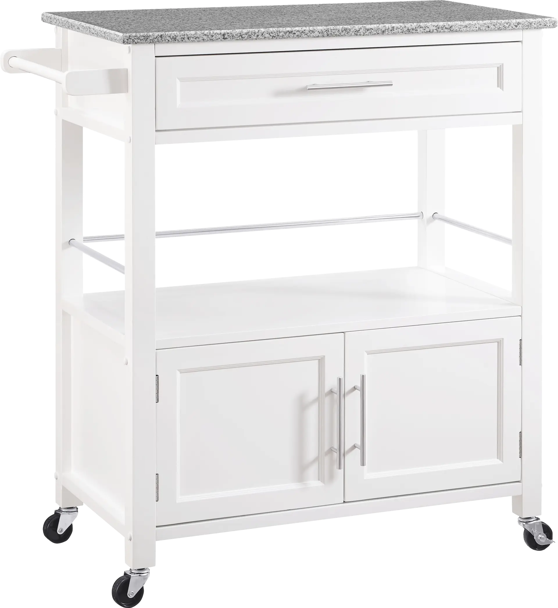 Tomafield White Bar Cart