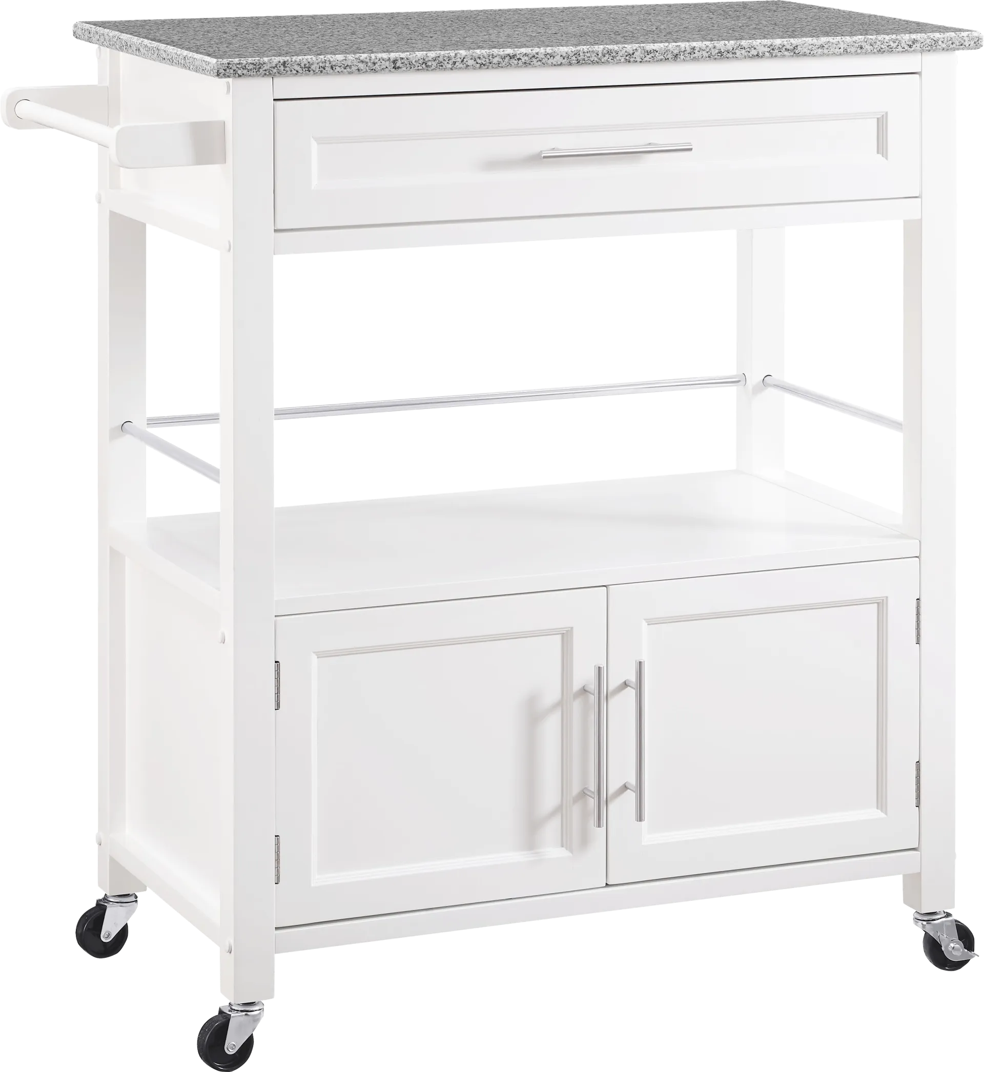 Tomafield White Bar Cart - Image 1