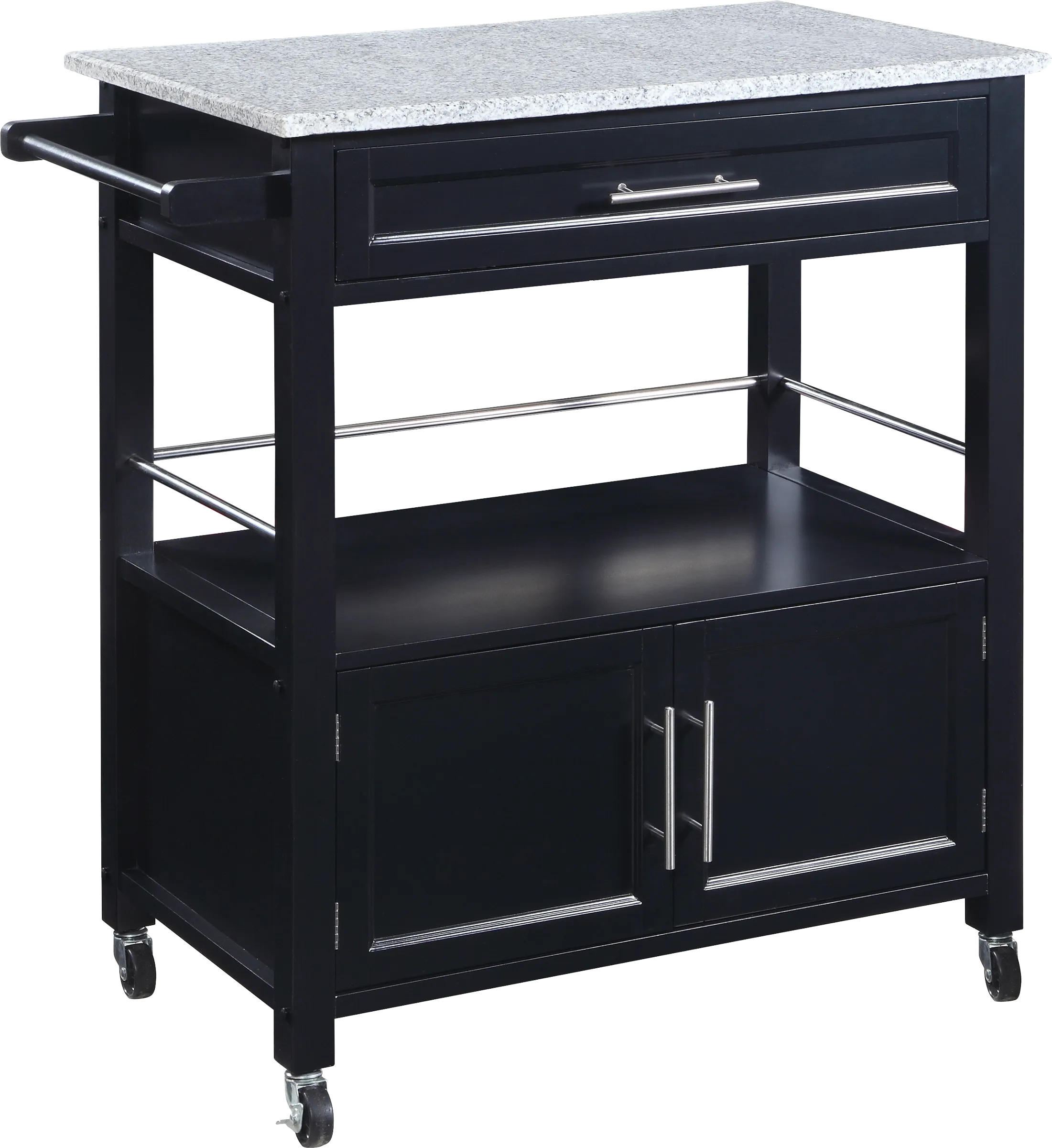 Tomafield Black Bar Cart - Thumbnail - Image 1