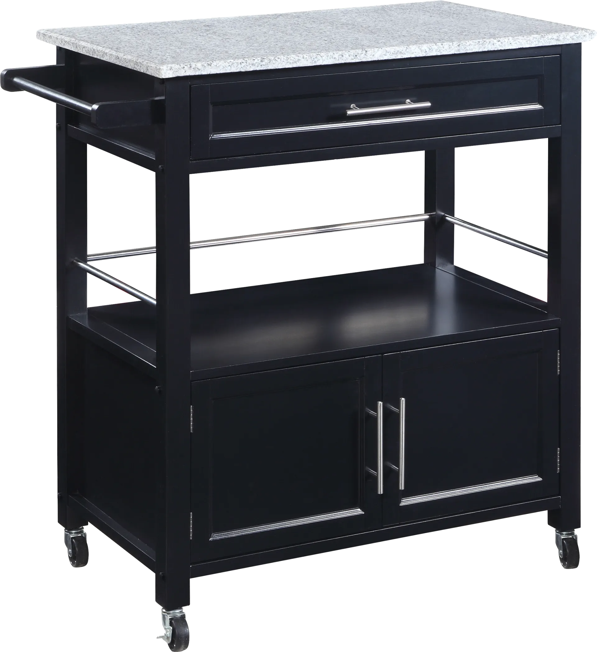Tomafield Black Bar Cart - Image 1