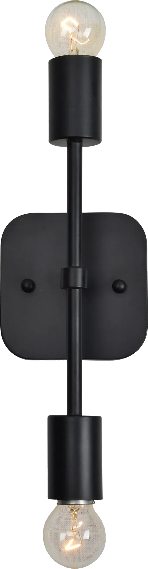 Loma Trace Black Wall Sconce - Image 1