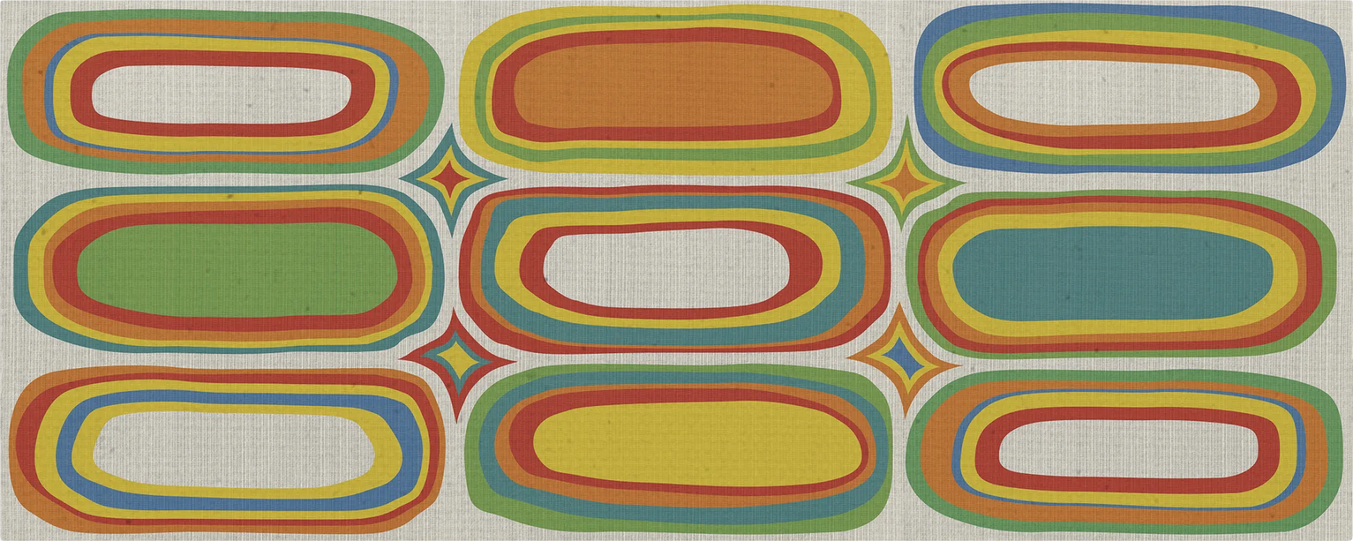 Funky Ovals Artwork - Image 1