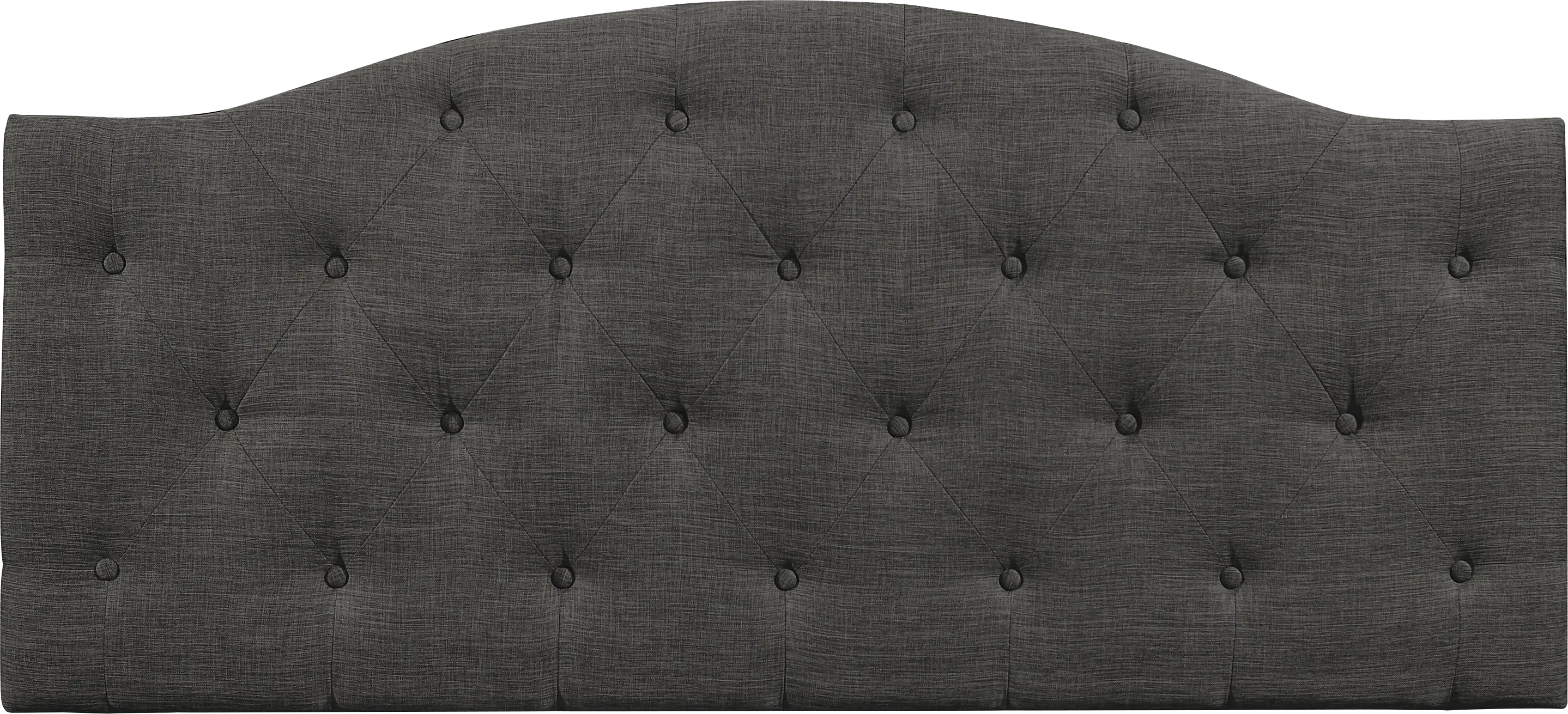 Barnsdale Dark Gray Full/Queen Upholstered Headboard - Thumbnail - Image 1