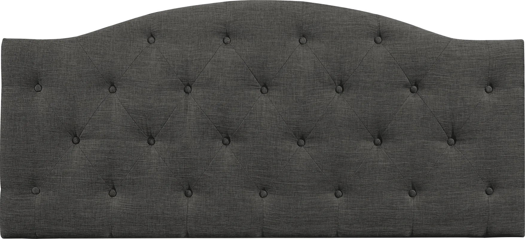 Barnsdale Dark Gray Twin Upholstered Headboard