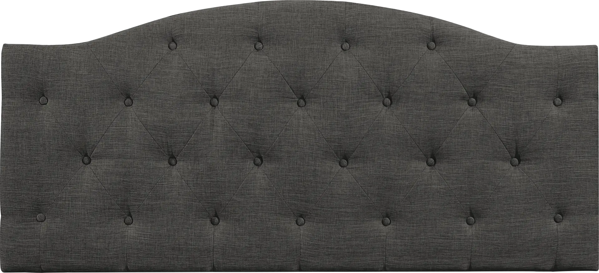 Barnsdale Dark Gray King Upholstered Headboard
