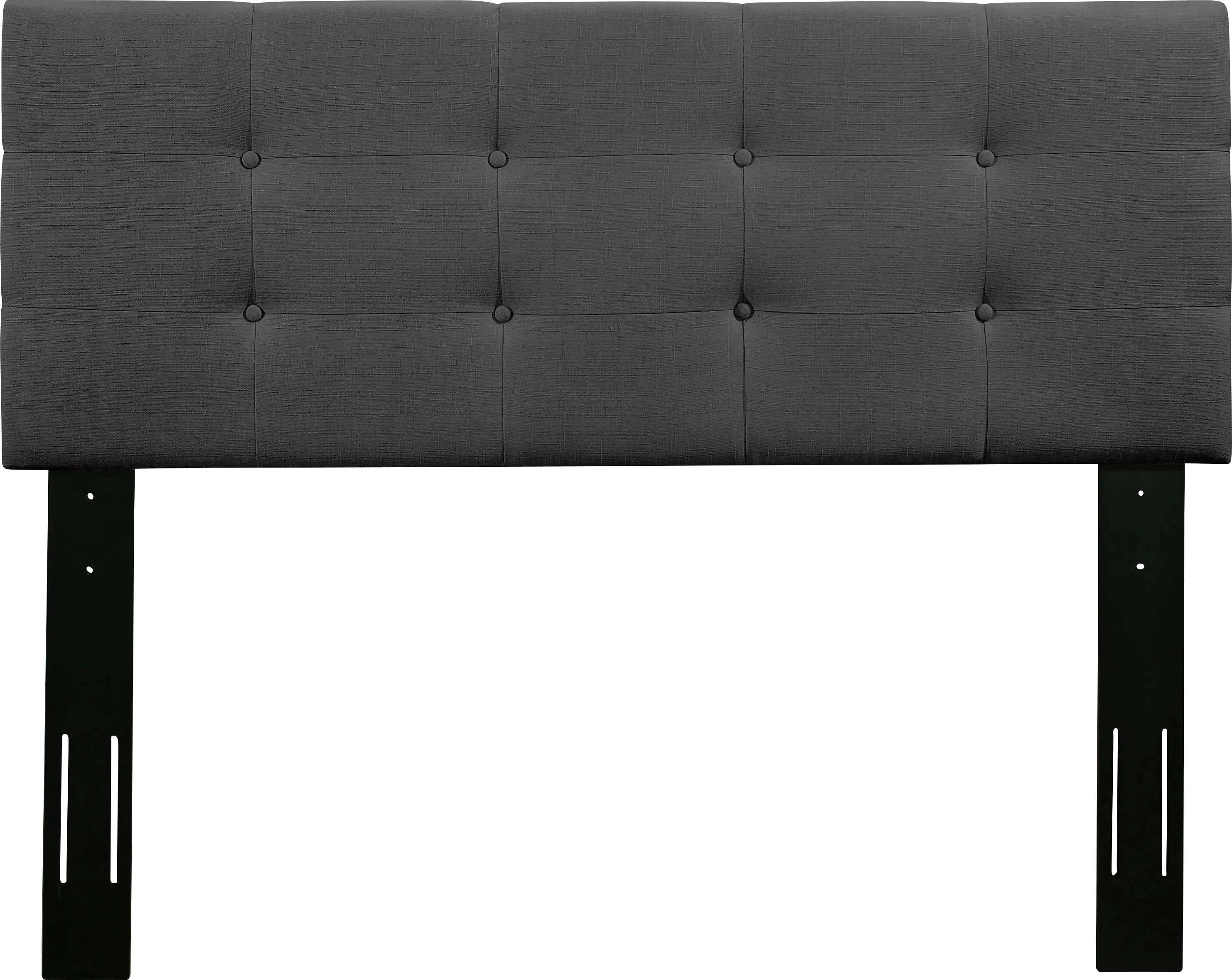 Criswell Dark Gray Full/Queen Upholstered Headboard - Thumbnail - Image 1