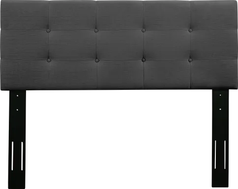 Criswell Dark Gray King Upholstered Headboard