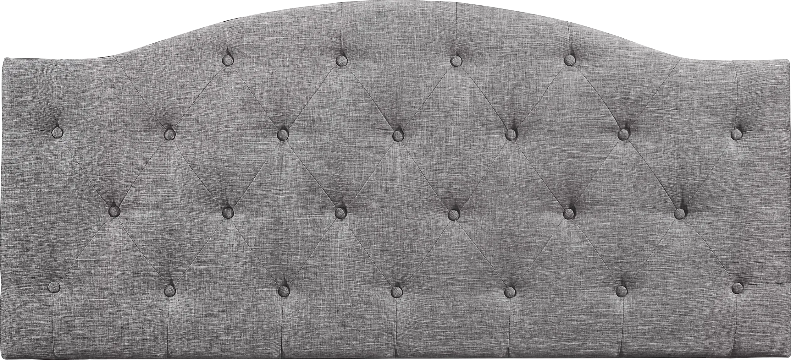 Barnsdale Gray King Upholstered Headboard