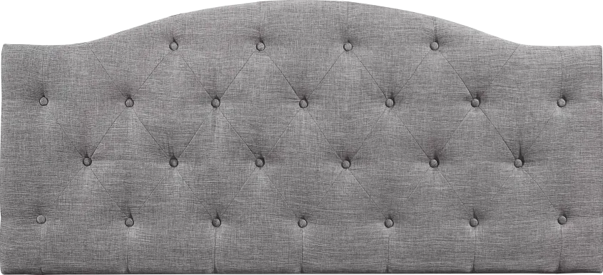 Barnsdale Gray Twin Upholstered Headboard