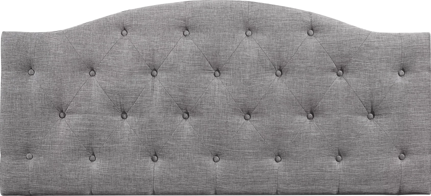 Barnsdale Gray King Upholstered Headboard