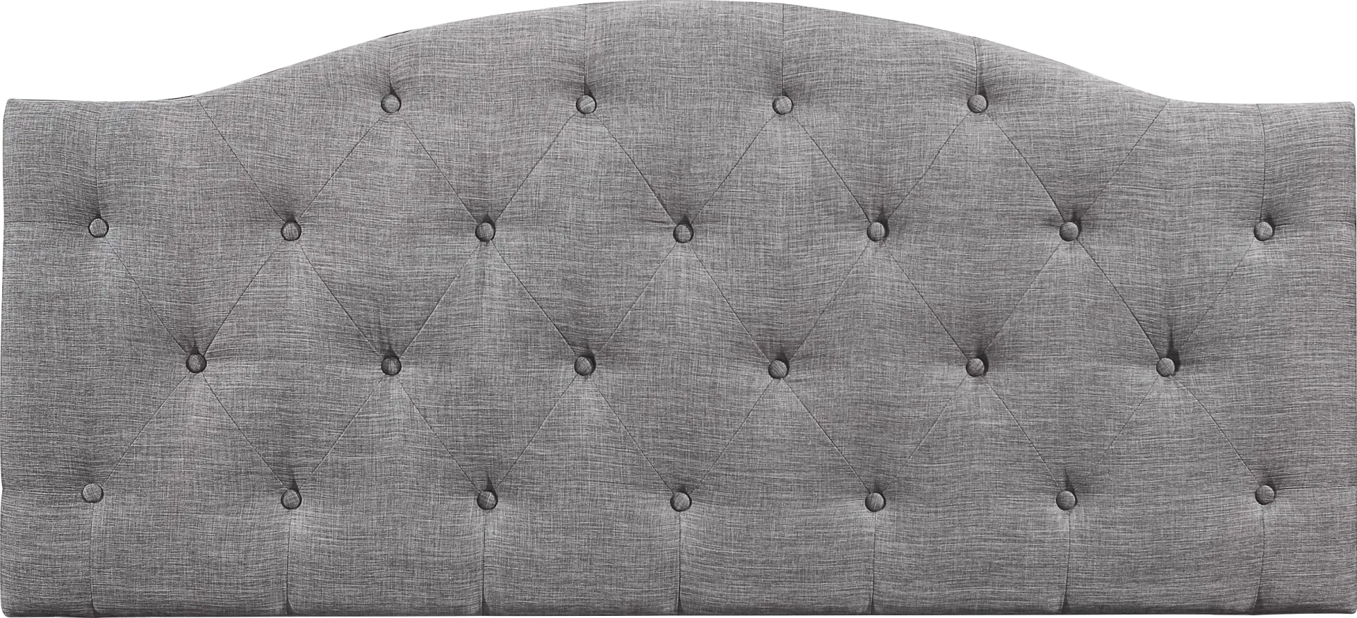 Barnsdale Gray King Upholstered Headboard - Image 1