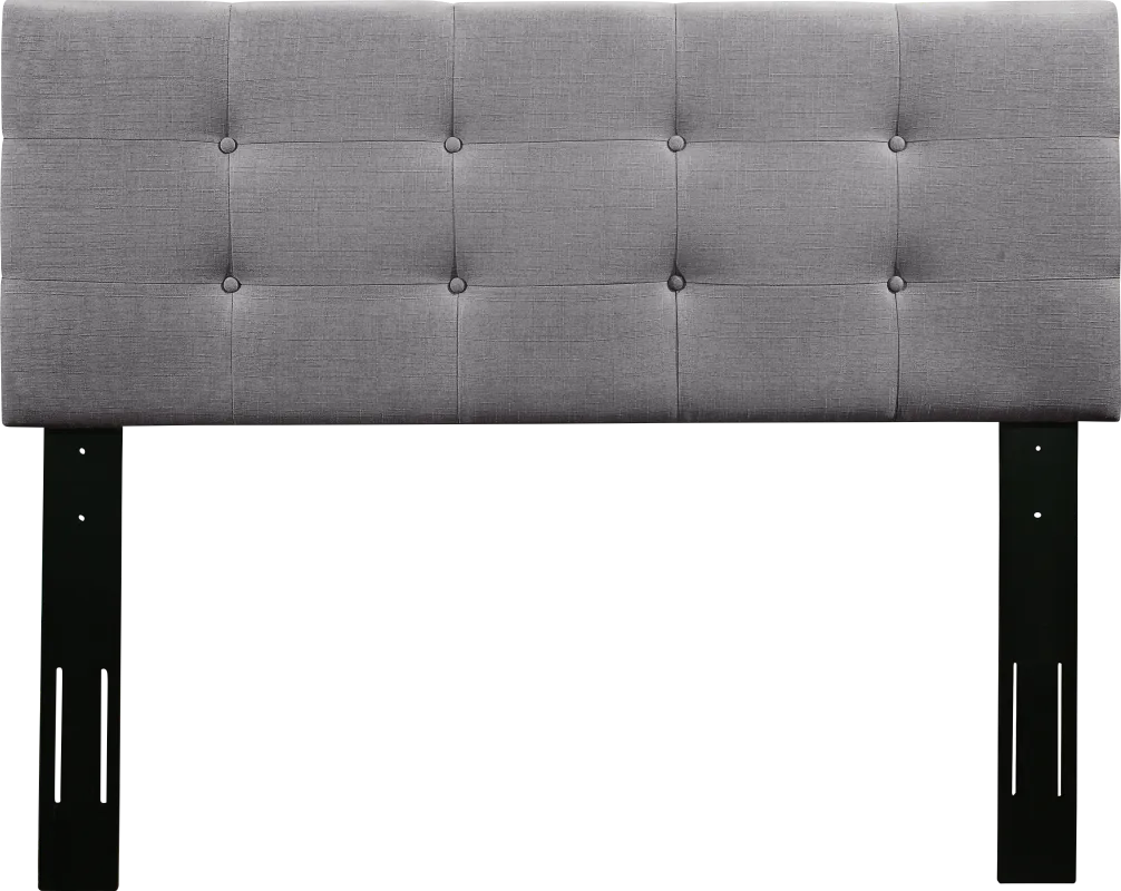 Criswell Gray Twin Upholstered Headboard