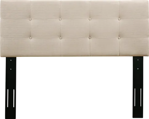 Criswell Beige King Upholstered Headboard