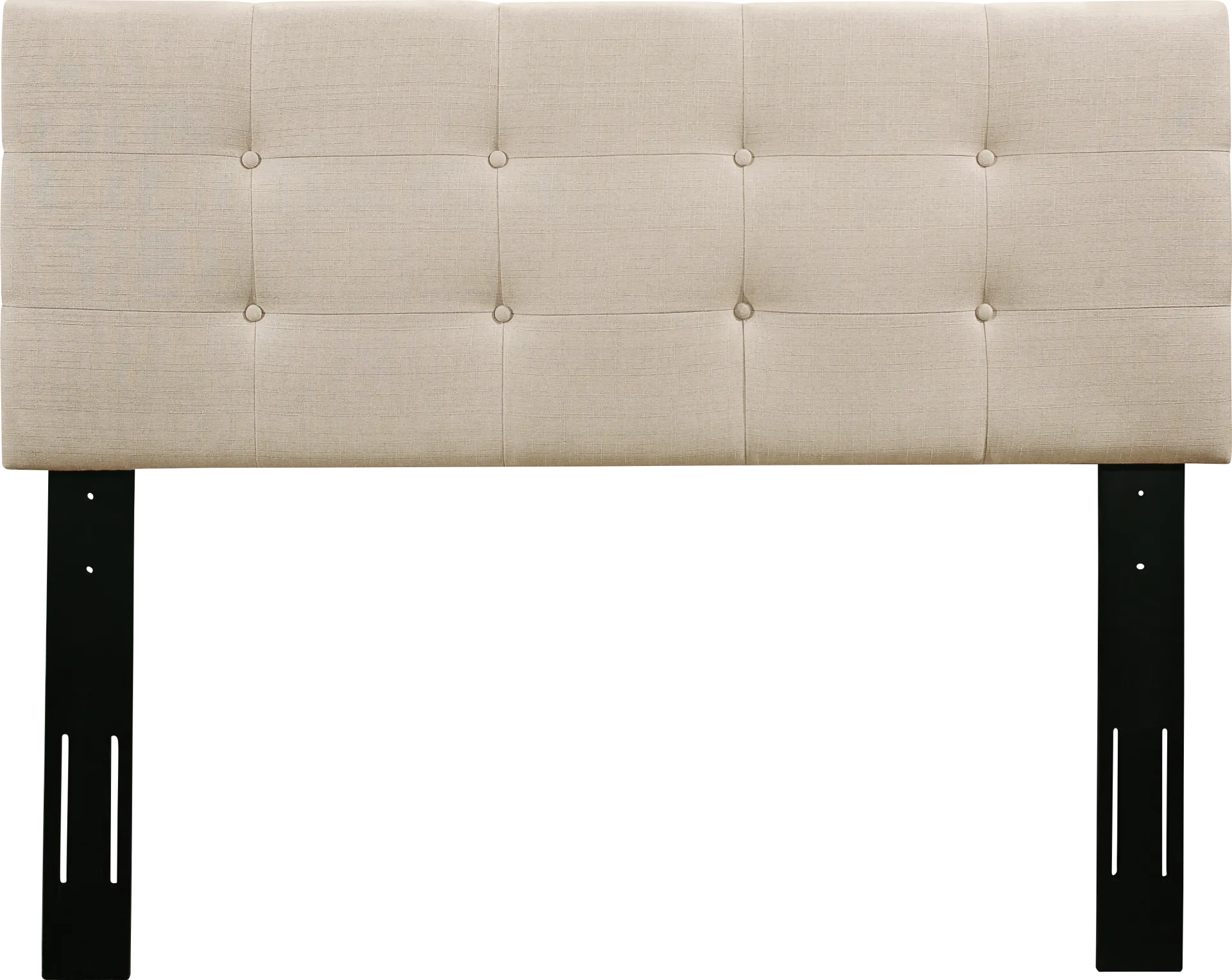 Criswell Beige Twin Upholstered Headboard - Image 1