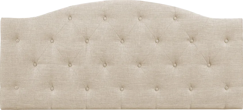 Barnsdale Beige Twin Upholstered Headboard