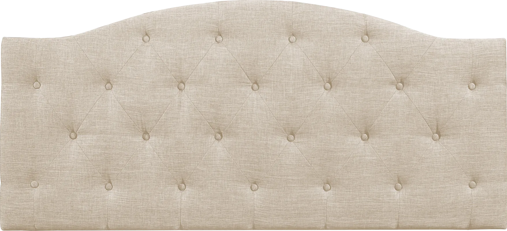 Barnsdale Beige King Upholstered Headboard