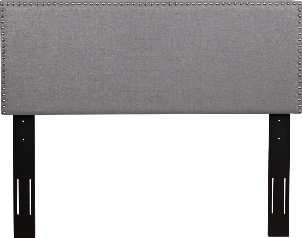 Charnwood Gray King Upholstered Headboard