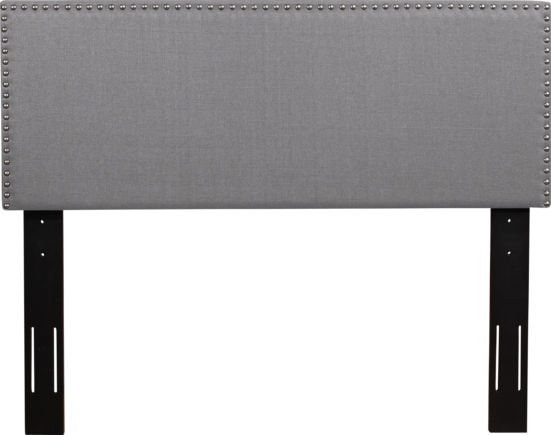 Charnwood Gray Twin Upholstered Headboard - Image 1