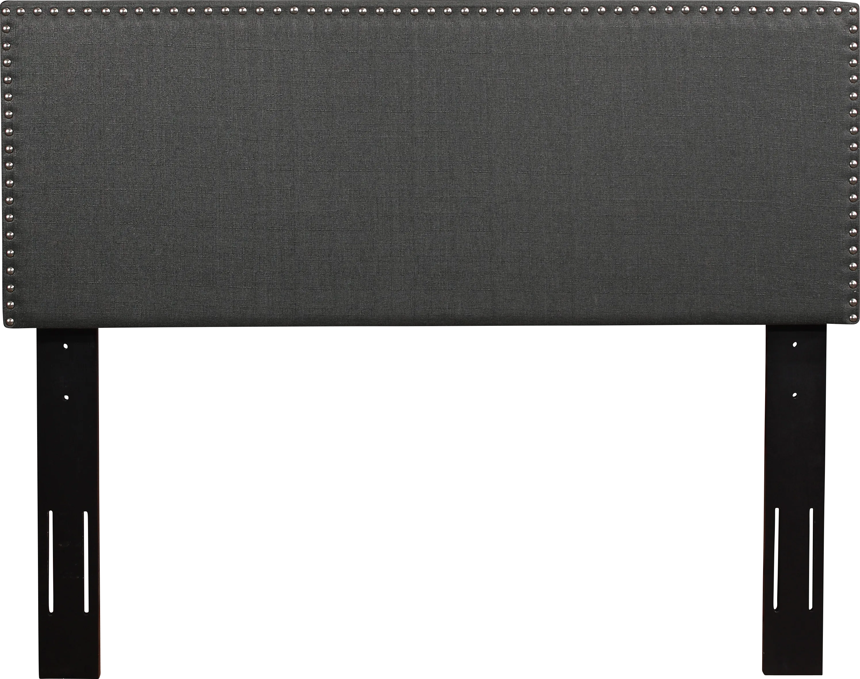 Charnwood Dark Gray King Upholstered Headboard