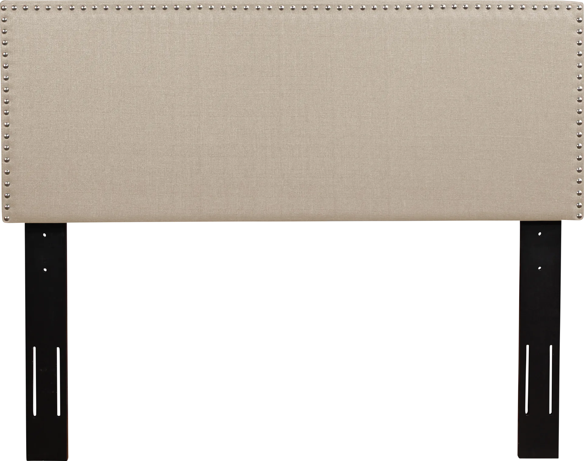 Charnwood Beige Full/Queen Upholstered Headboard - Image 1