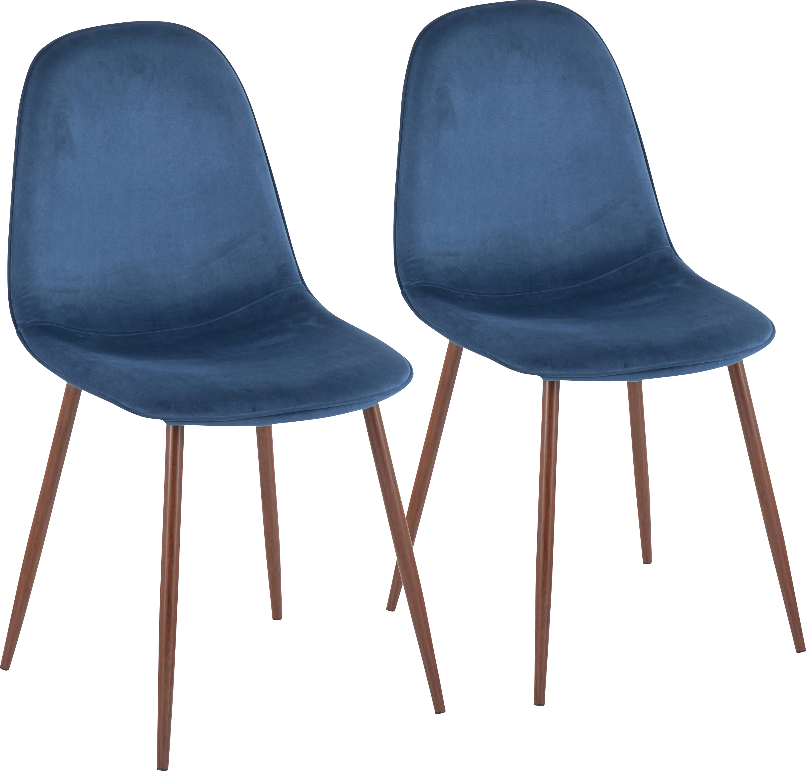 Faye Lane III Blue Side Chair, Set of 2 - Thumbnail - Image 1