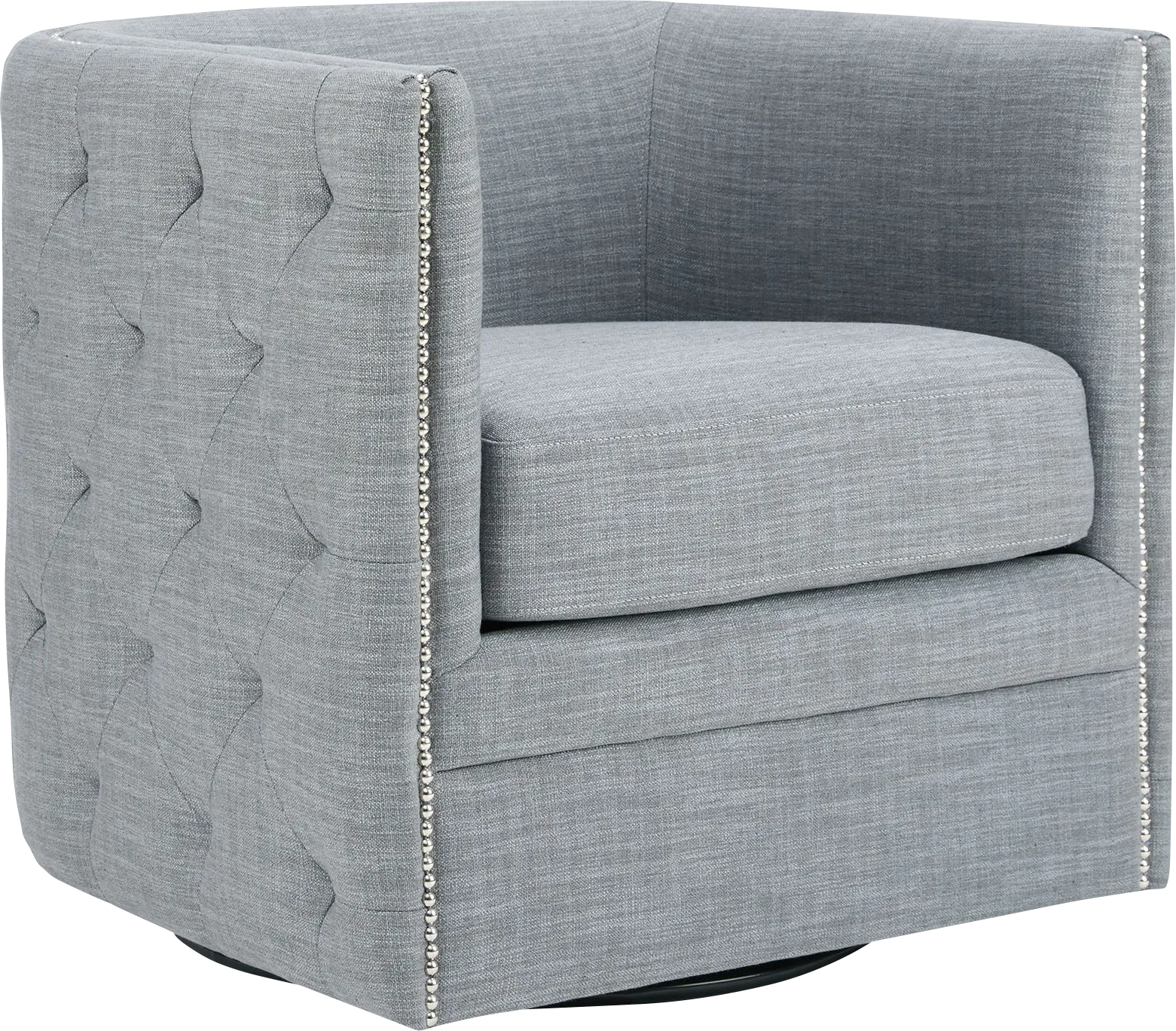 Wittmer Slate Accent Swivel Chair - Thumbnail - Image 1