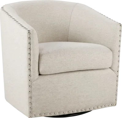 Minturn Natural Accent Swivel Chair