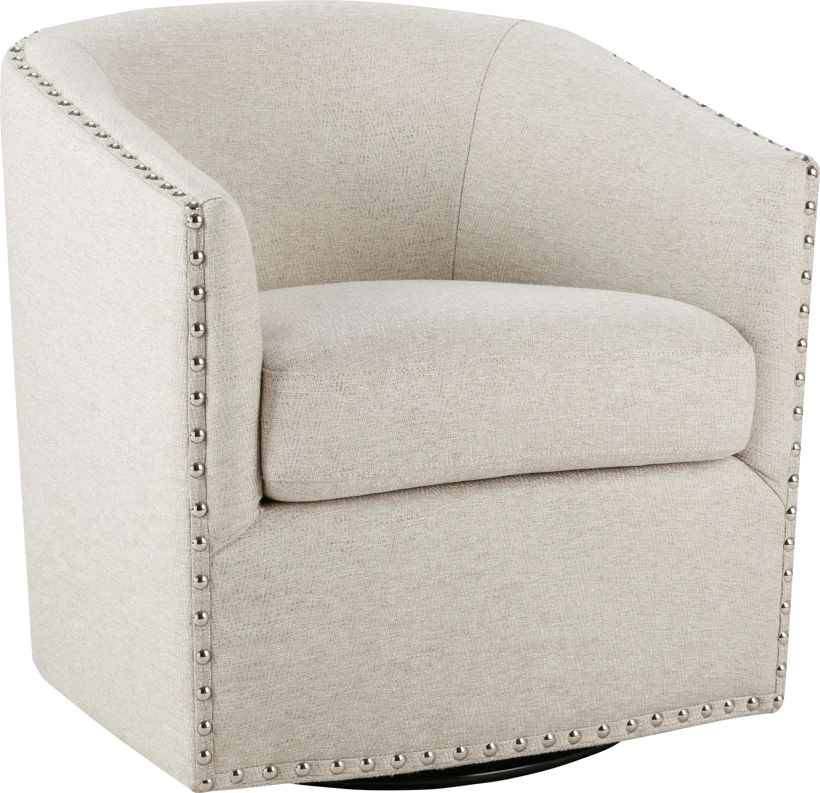 Minturn Natural Accent Swivel Chair - Image 1