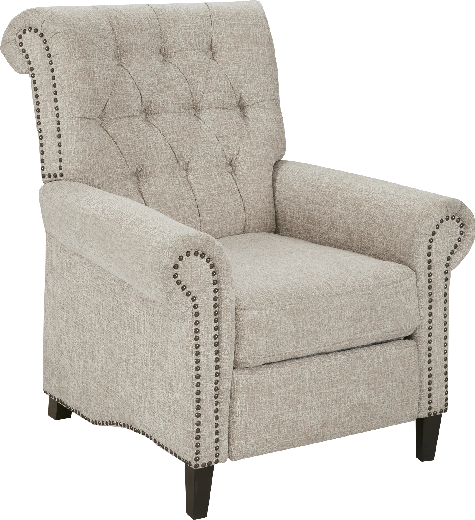 Julieanna Cream Pushback Recliner - Thumbnail - Image 1