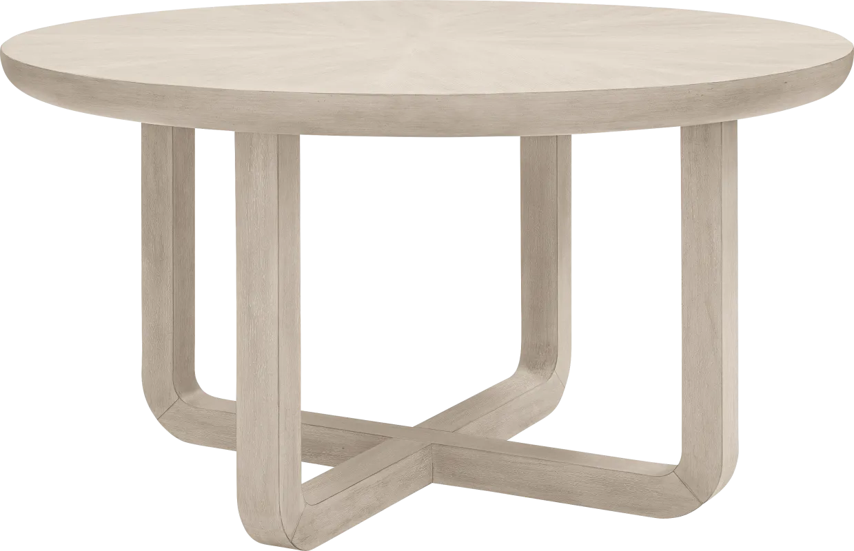 Canyon Light Gray Round Dining Table
