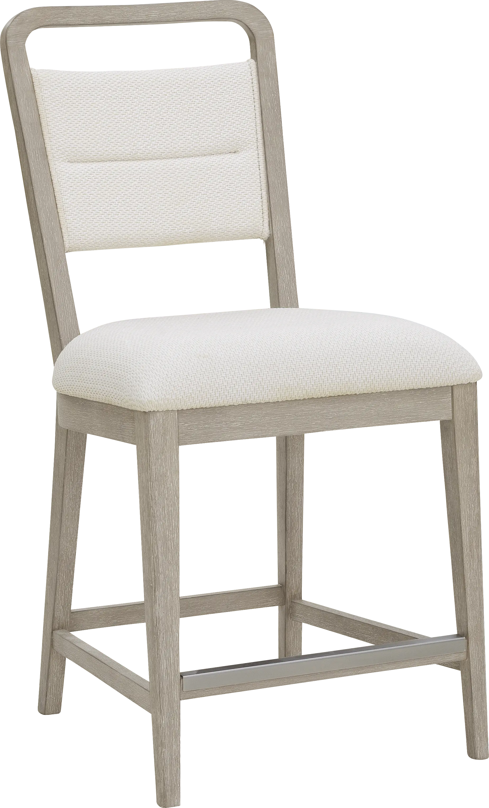 Canyon Light Gray Upholstered Counter Stool