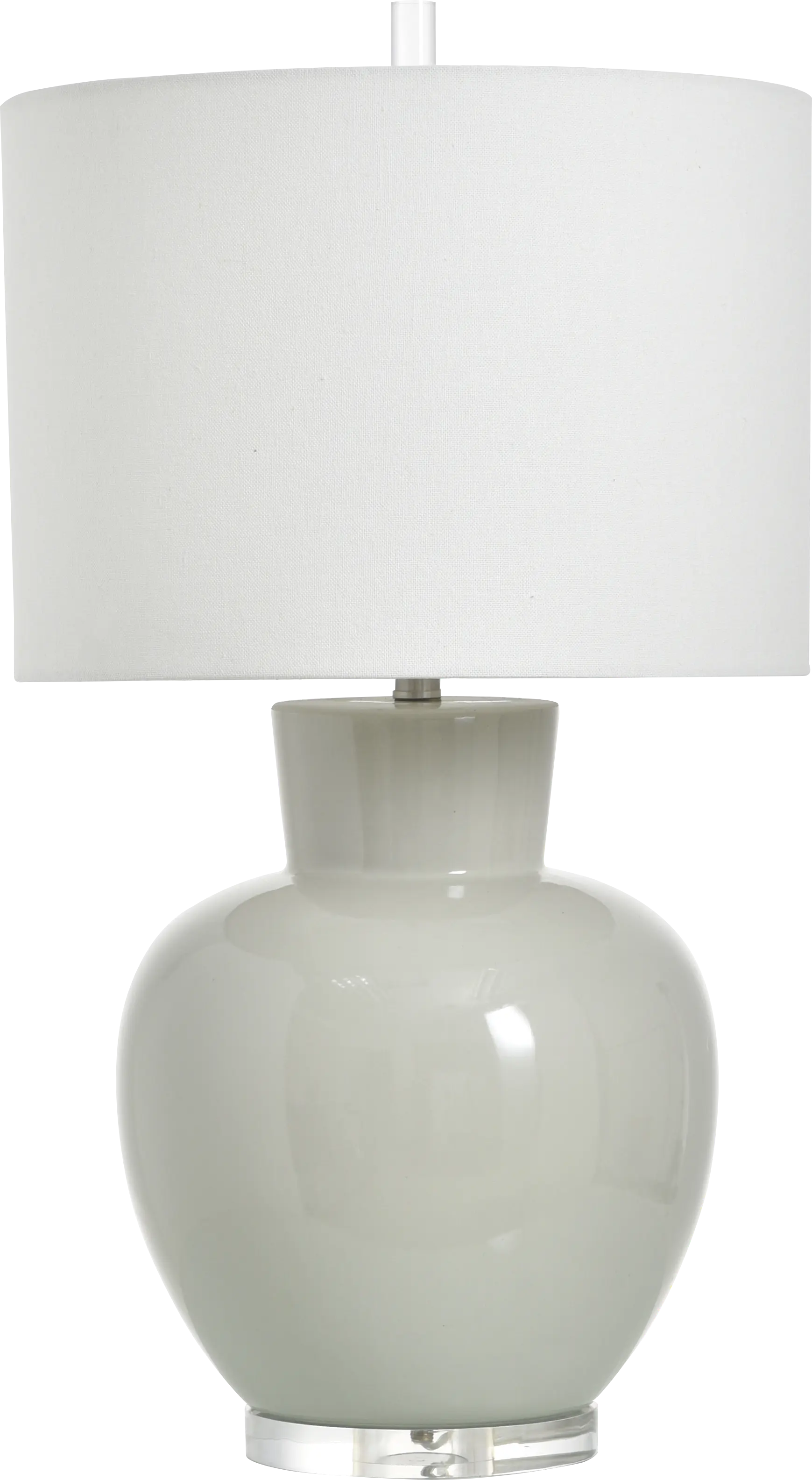 Slooth Edge Gray Table Lamp