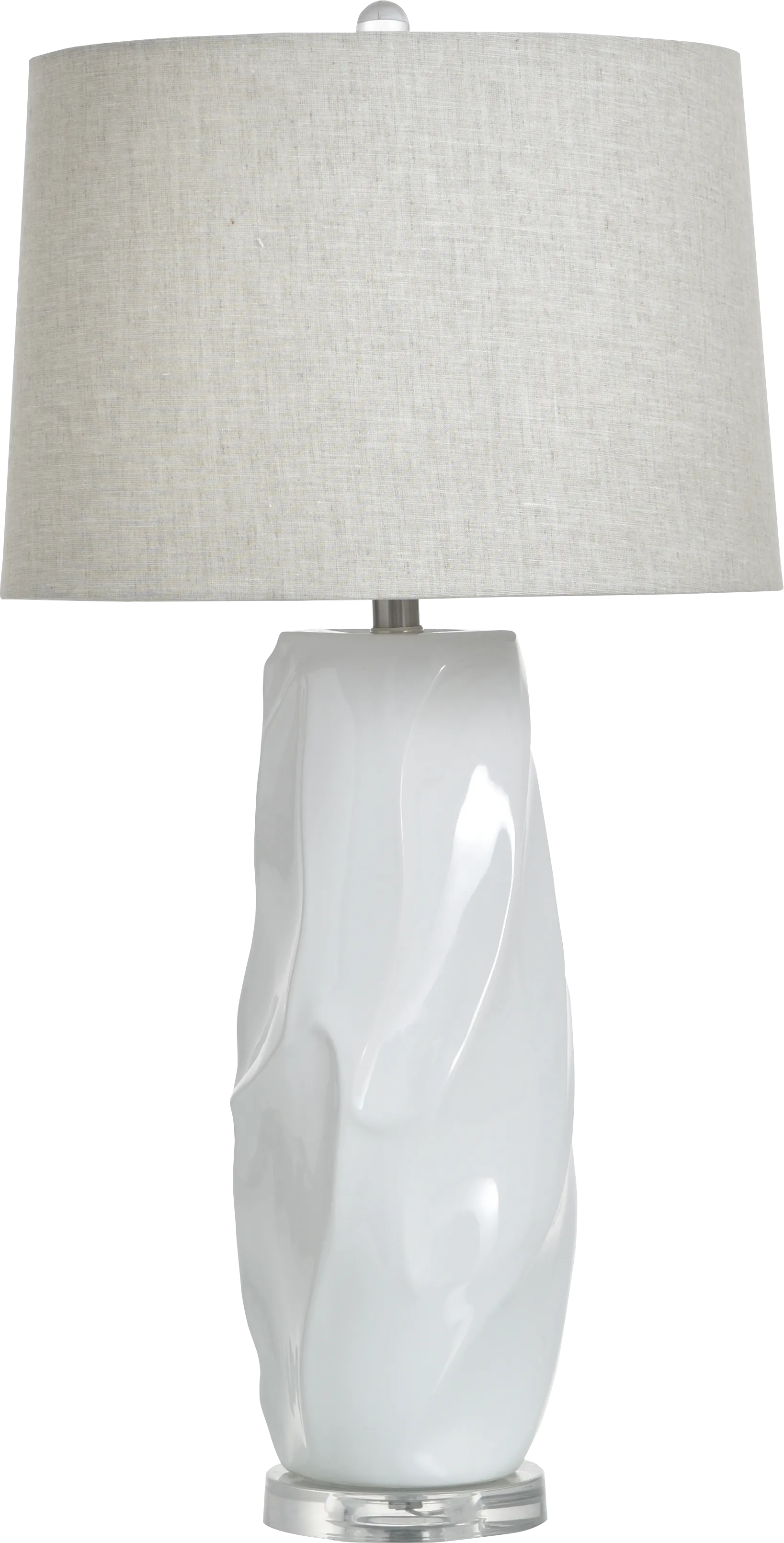 Crya Road White Table Lamp - Thumbnail - Image 1