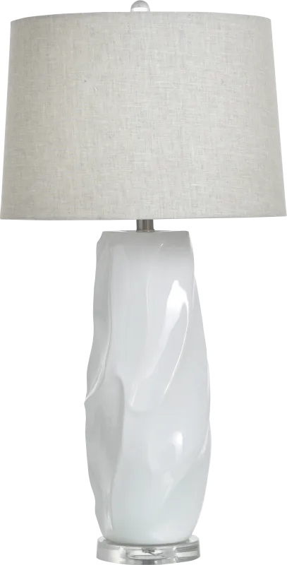 Crya Road White Table Lamp