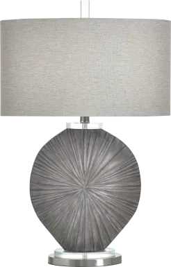 Burst Grove Gray Table Lamp