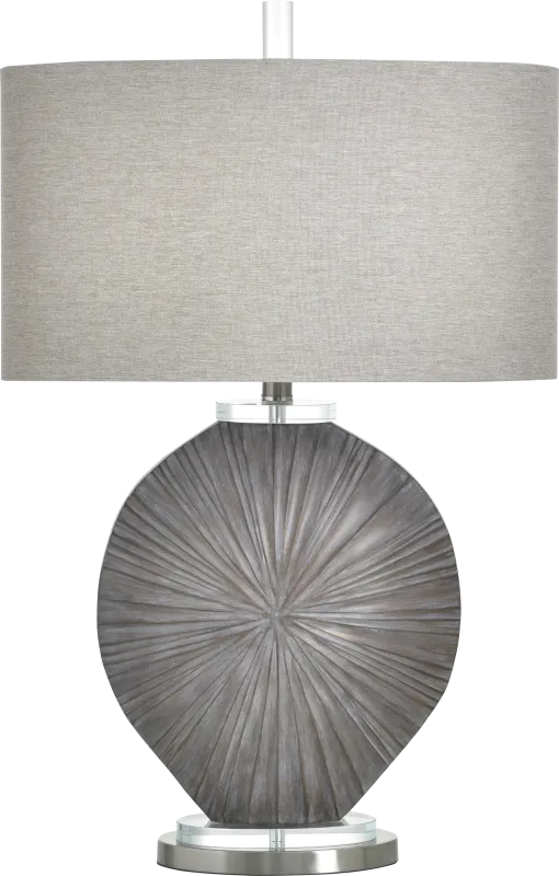 Burst Grove Gray Table Lamp