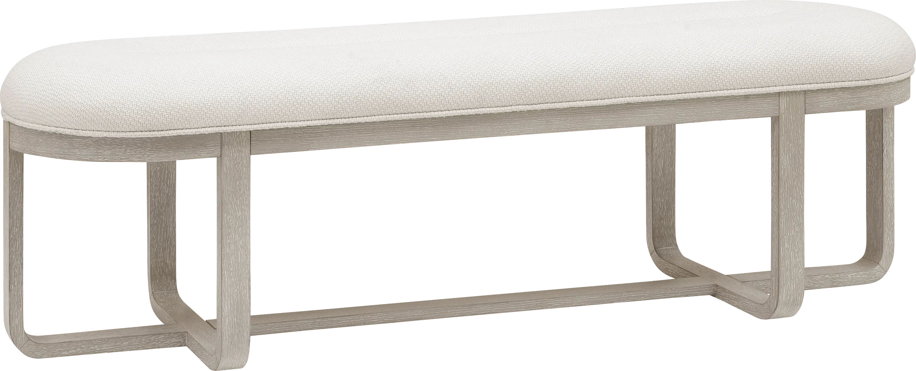 Canyon Light Gray 6 Pc Dining Room with Upholstered Chairs and Bench - Thumbnail - Image 3