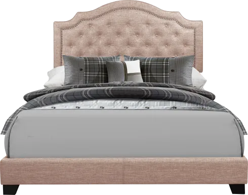 Bowerton Beige Queen Upholstered Bed
