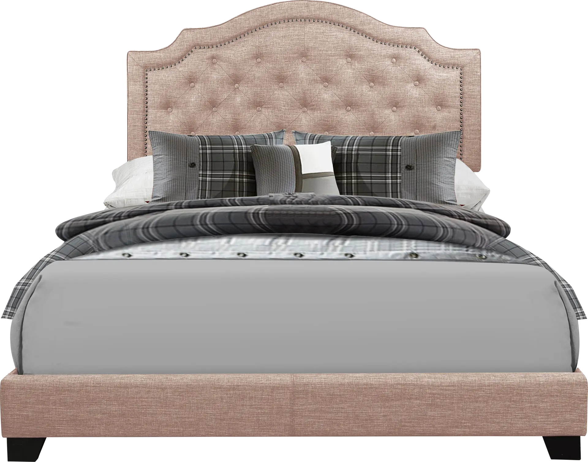 Bowerton Beige King Upholstered Bed