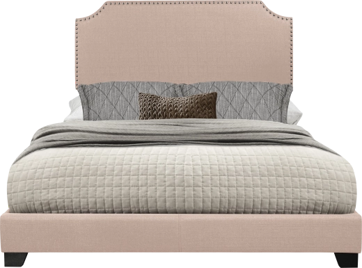Carshalton Beige King Upholstered Bed