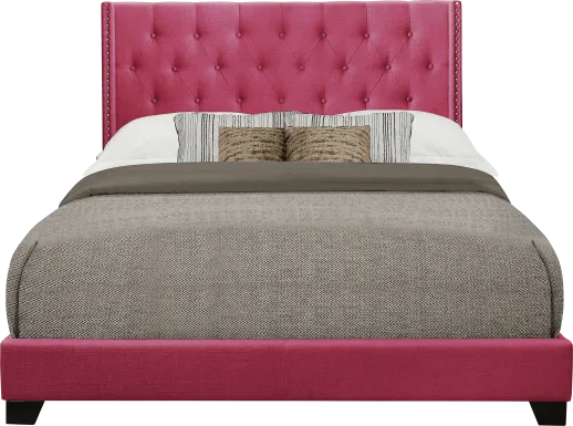 Galewood Pink Full Upholstered Bed