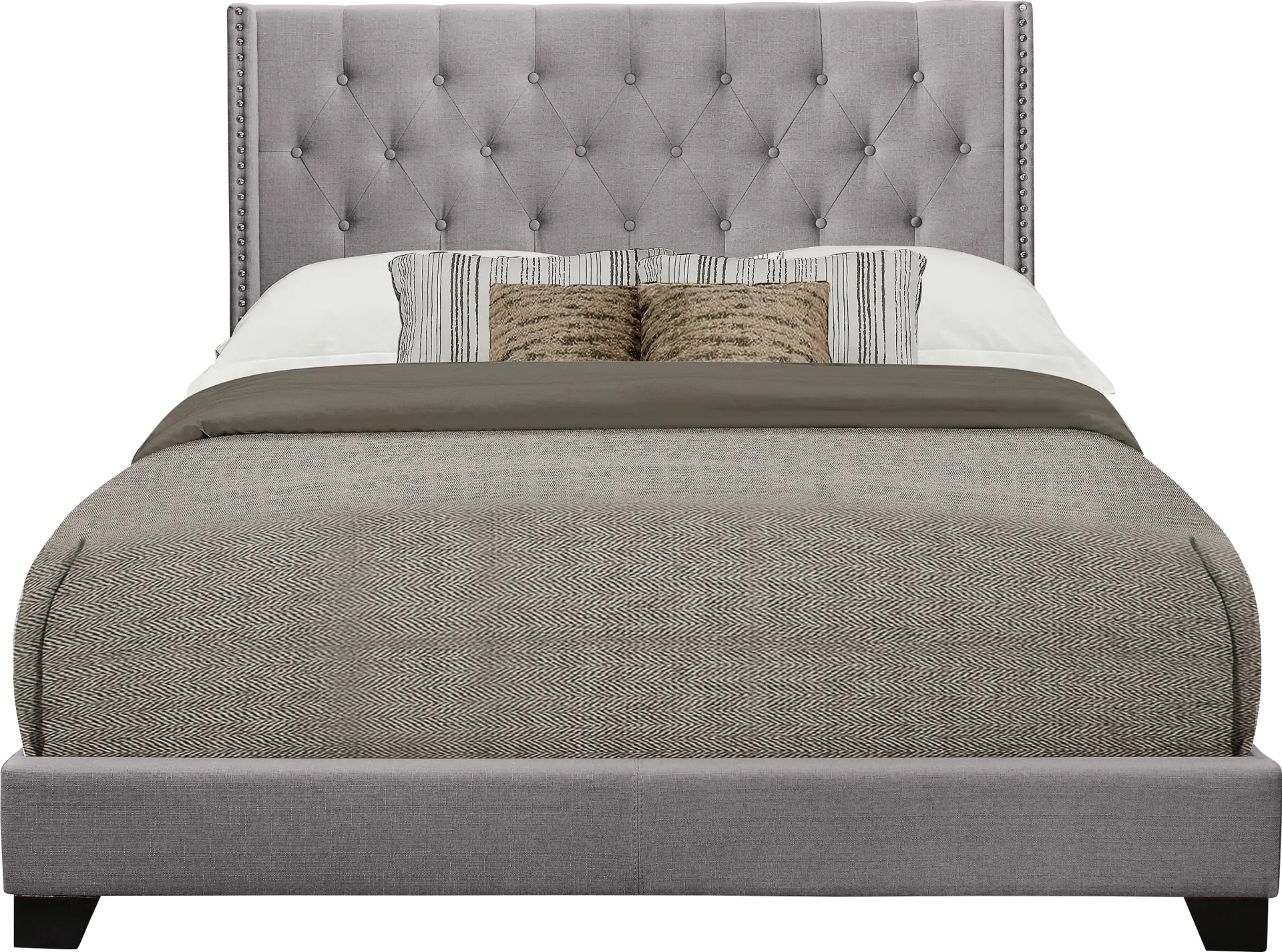 Galewood Gray Queen Upholstered Bed - Image 1