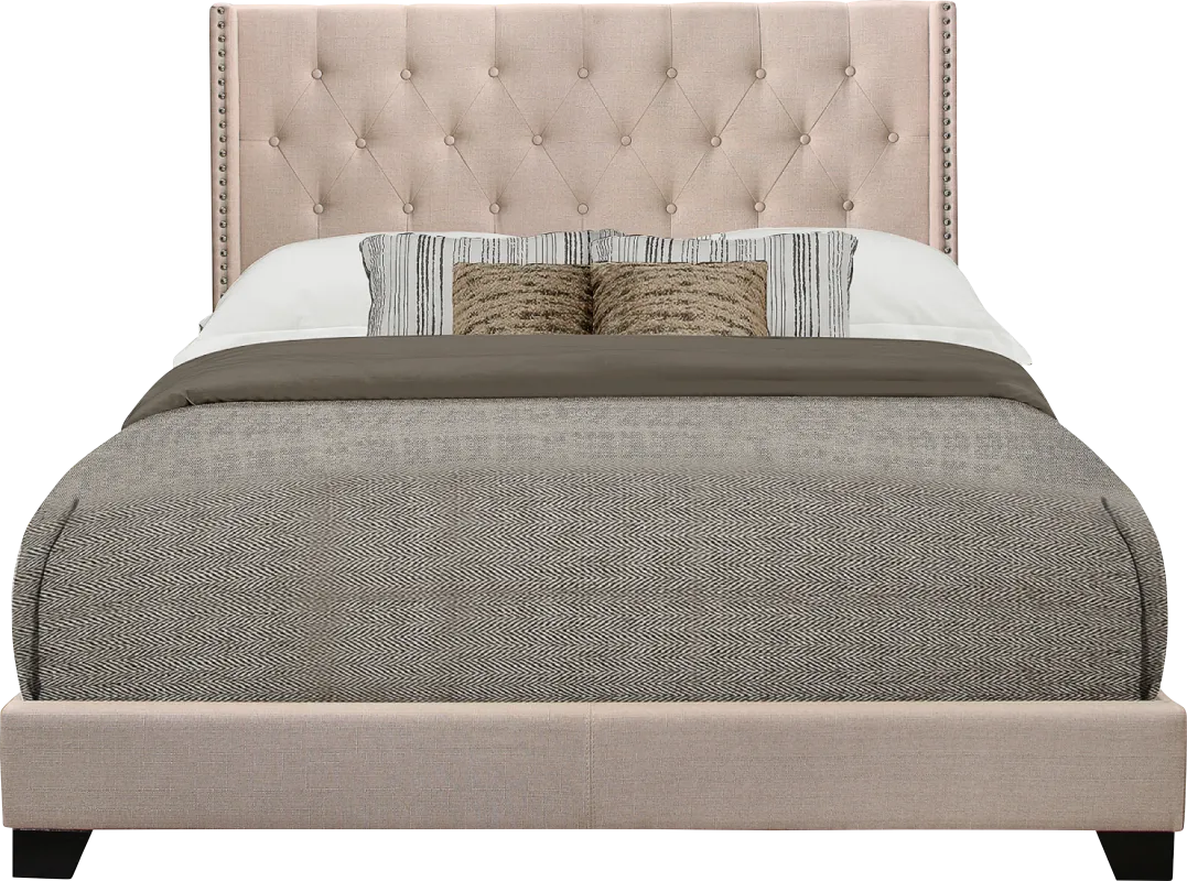Galewood Beige Queen Upholstered Bed