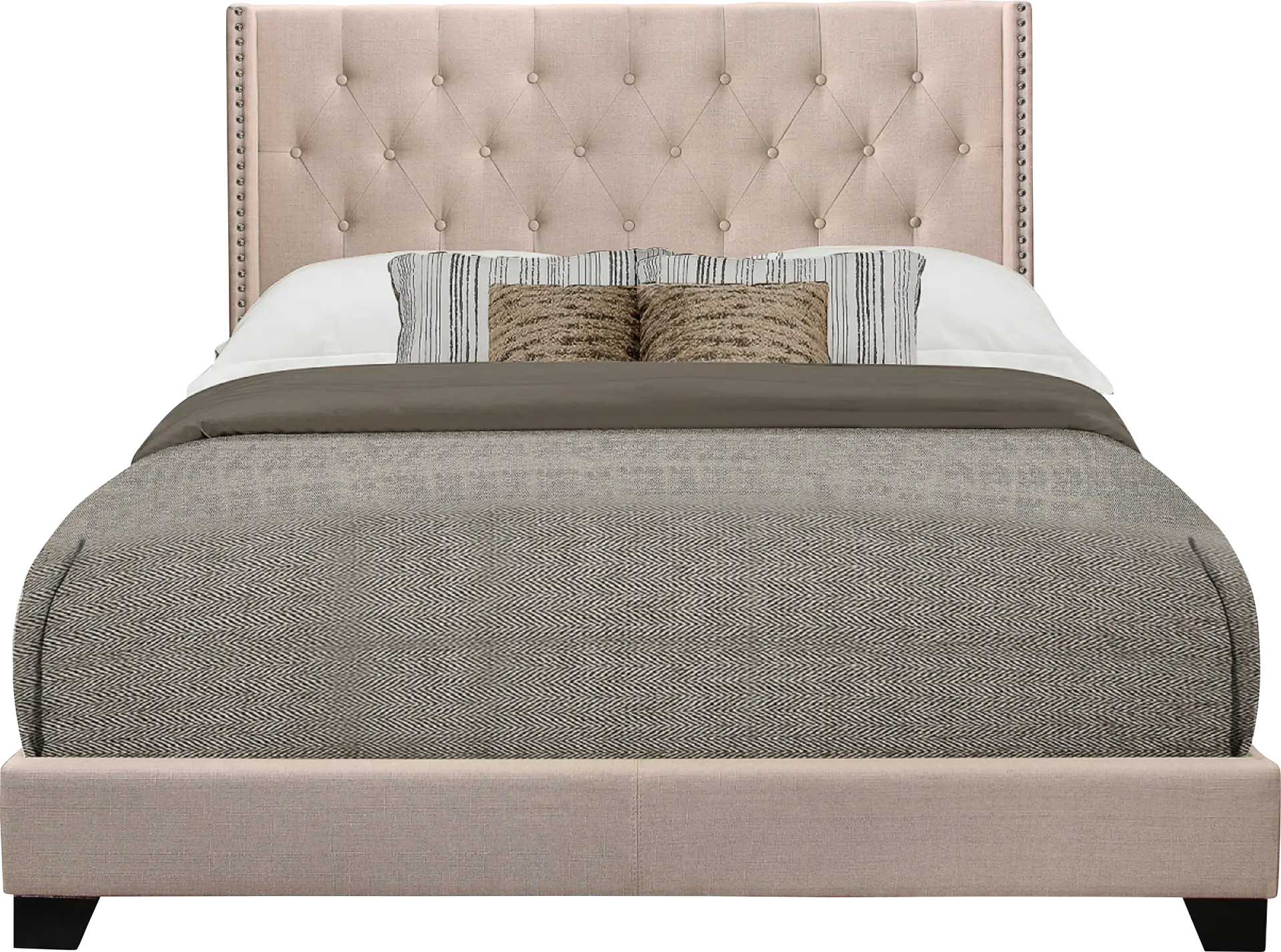 Galewood Beige Queen Upholstered Bed