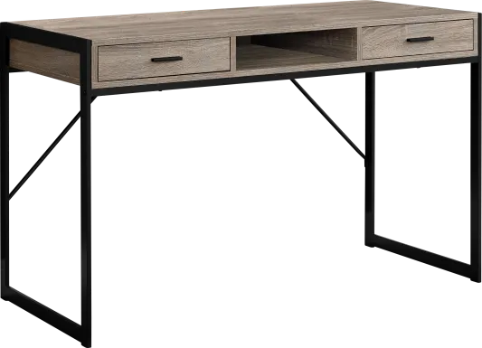 Woodvale Taupe Desk
