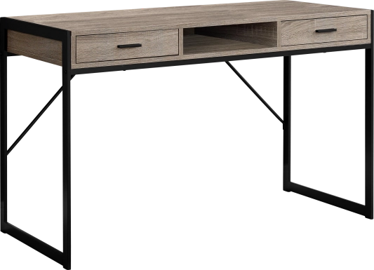 Woodvale Taupe Desk