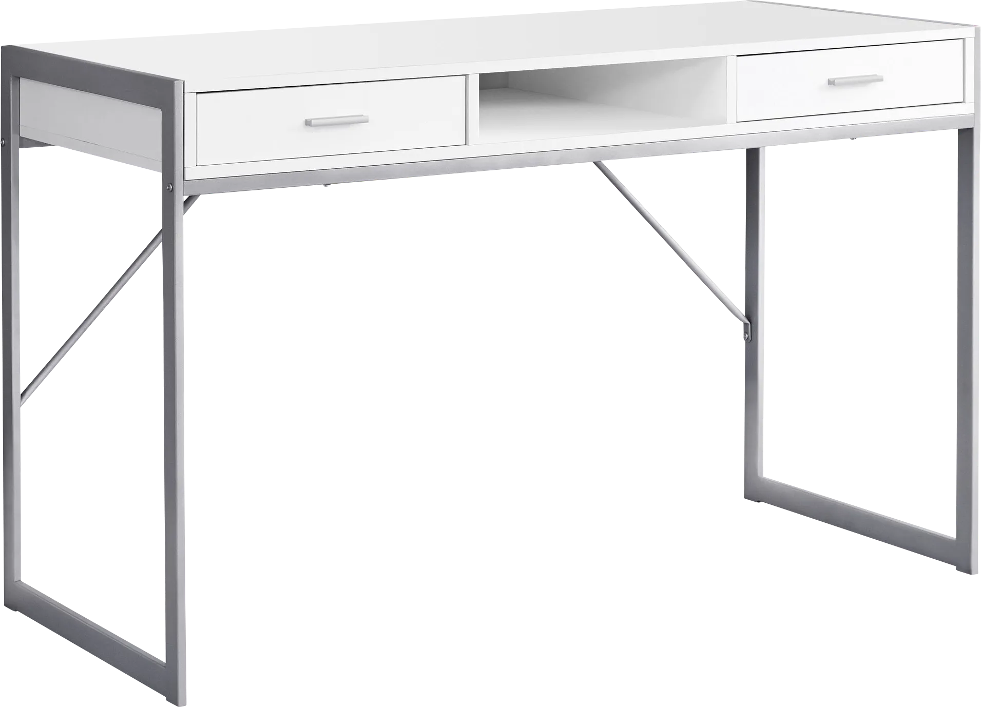 Woodvale White Desk - Image 1
