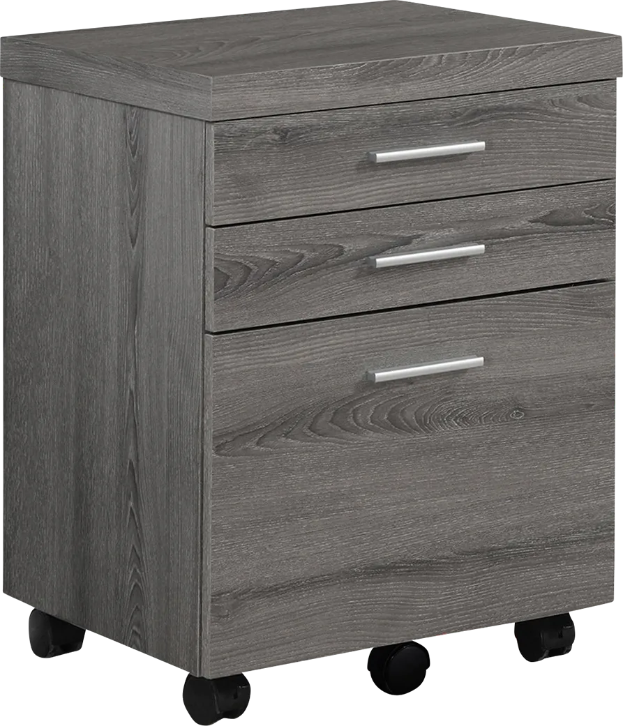 Wampton Taupe File Cabinet - Thumbnail - Image 1
